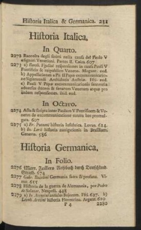 Historia Italica