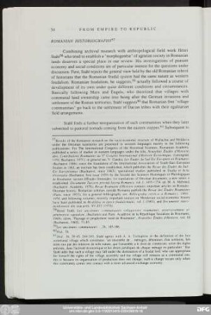 Romanian Historiography