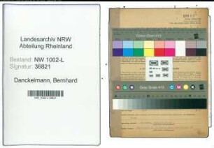 Entnazifizierung Bernhard Danckelmann , geb. 01.04.1895 (Richter)