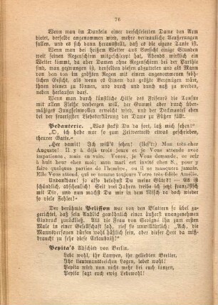 Der berühmte Pelisson war von den Blattern so übel zugerichtet, [...].