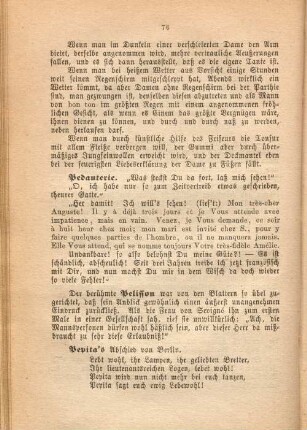 Der berühmte Pelisson war von den Blattern so übel zugerichtet, [...].