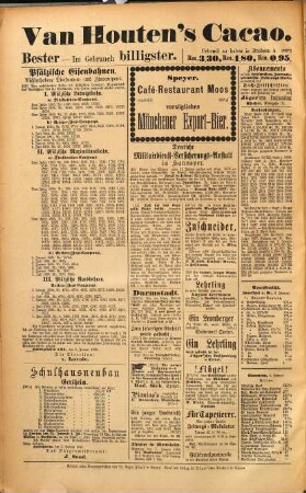 Pfälzer Zeitung. 1889, [1] = Jan. - Juni