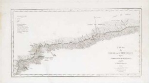 Carte du Cours de l´Orenoque depuis l´embouchure du Rio Sinaruco jusqu´à l´Angostura dressée d´après des observations faites sur les lieux Par Alexandre de Humboldt.