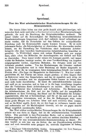 320-328, II. Sprechsaal