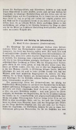 8: Inventar und Katalog im Heimatmuseum