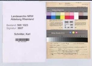 Entnazifizierung Karl Schnitter , geb. 01.06.1890 (Musiklehrer)