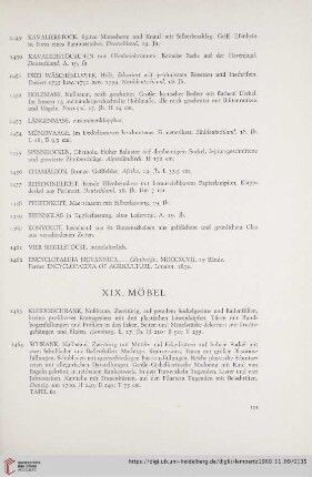 XIX. Möbel (Nr. 1463 - 1649)