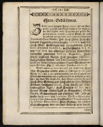 24-33, Ehren-Gedächtnus.