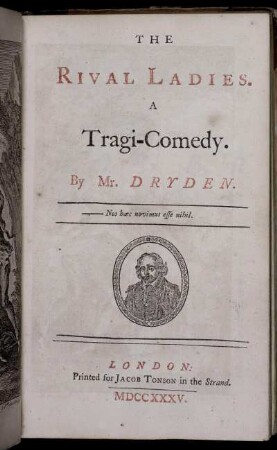 The Rival Ladies : a Tragi-Comedy