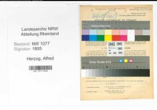 Entnazifizierung Alfred Herzog , geb. 14.10.1911 (Polizist)