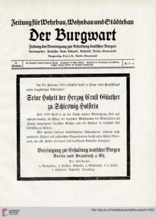Seine Hoheit der Herzog Ernst Günther zu Schleswig-Holstein