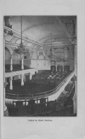 Festsaal im Städt. Saalbau.