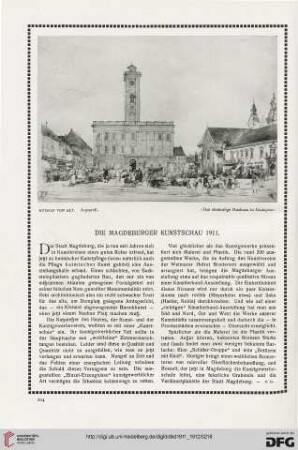 Die Magdeburger Kunstschau 1911
