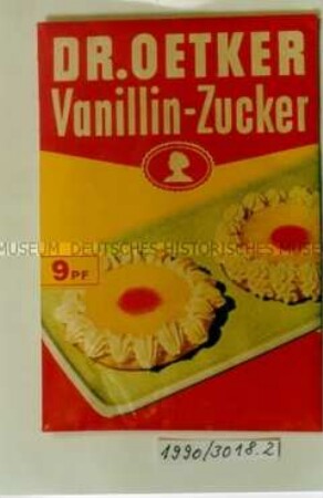 Päckchen Vanillin-Zucker, originalverpackt