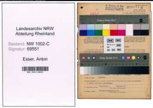 Entnazifizierung Anton Esser, geb. 22.11.1901 (Kaufmann)