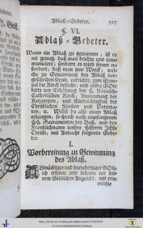 Ablaß-Gebeter.