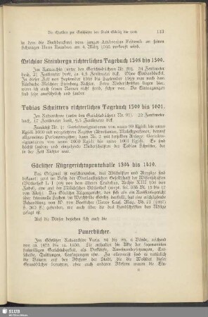 Tobias Schnitters richterliches Tagebuch 1599 bis 1601