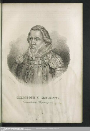 Christoph v. Carlowitz, Chursächsischer Regierungsrath