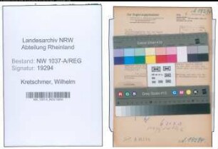 Entnazifizierung Wilhelm Kretschmer , geb. 00.00.0000 ()