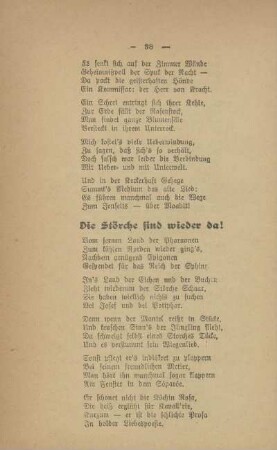 Die Störche sind wieder da!
