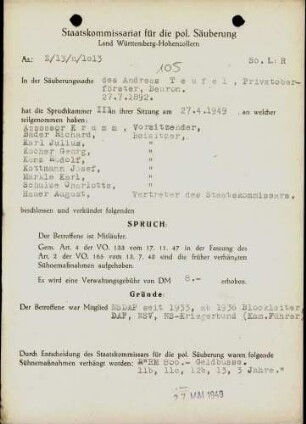 Teufel, Andreas