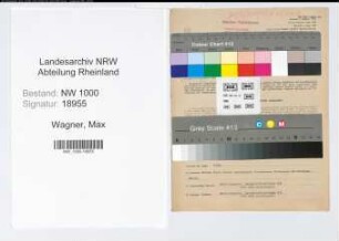 Entnazifizierung Max Wagner, geb. 25.09.1887 (Buchhalter)