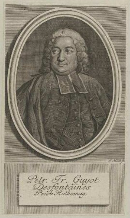 Bildnis des Petr. Fr. Guyot Desfontaines