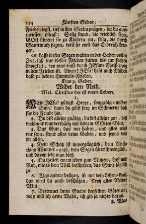 134-138, Das 9. Gebet