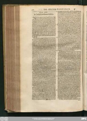Cap. XV. De Consensu cum Romano Episcopo.