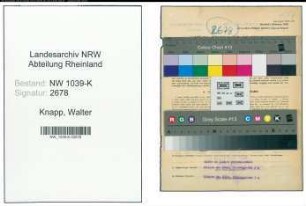 Entnazifizierung Walter Knapp , geb. 10.06.1909 (Polizist)