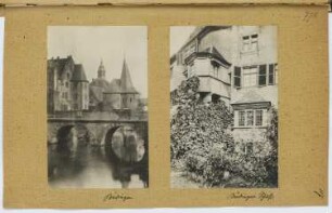Schloss Büdingen: Ansichten (aus: Skizzen- und Fotoalbum 7)