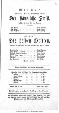 Der häusliche Zwist