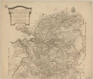 Provincia Arlbergica : Sequentes Comitatus, aliosque Dominatus Austriacos, Brigantinum nempe, Hoheneckensem, Veldkirchensem, Bludentinum, et Sonnenbergensem in se Complectens, una cum Intermixtis pro parte etiam Feudo Austriacis Territoriis Imperialibus Alto-Amisiensi, et Lustnaviensi, item Blumeneckensi, ac sanct Geroldiensi