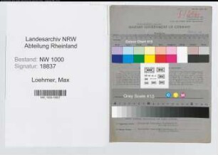 Entnazifizierung Max Loehmer, geb. 04.06.1905 (Dentist)