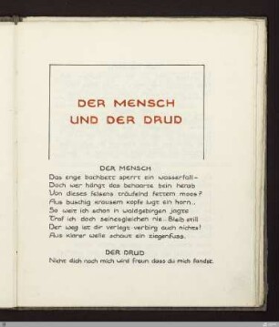 Der Mensch und der Drud : [SW IX: hH6]; [SW IX, S. 53-56/153-154] / Geschrieben von Georg Peter Landmann