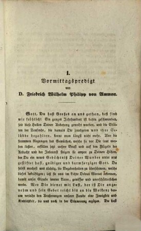 Zwei Predigten am 100 jährigen Jubiläum der Neustädter Kirche zu Erlangen als am II. Adventssonntag 1837 ...