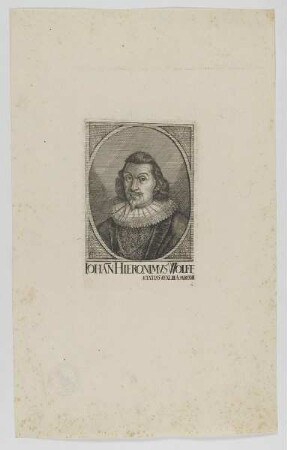 Bildnis des Iohann Hieronimvs Wolff