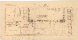 Fischer, Theodor; Würzburg, Münsterplatz; Sparkasse - Kassenhalle (Grundriss)