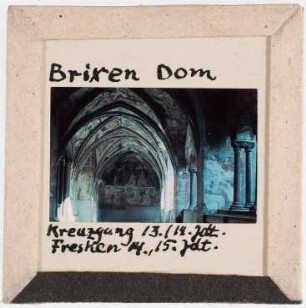 Brixen: Dom, Kreuzgang (Foto 1944)