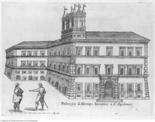 Palazzi diversi nel'alma città di Roma, et altre, Taf. 24: Palazzo Altemps, Fassade