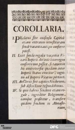 Corollaria.