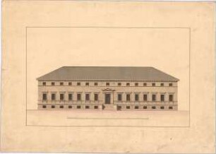 Voit, Johann Michael; Palais - Aufriss