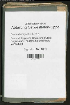 Berichte und Strafsachen des Gogerichts im Amt Horn
