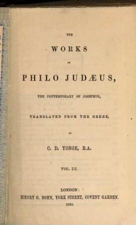 Works : Translated from the Greek by C. D. Yonge. 3