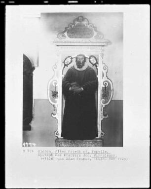 Epitaph für den Pfarrer Johannes Winkelmann