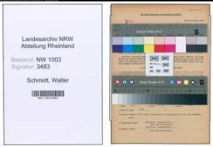 Entnazifizierung Walter Schmidt , geb. 23.11.1903 (Friseur)