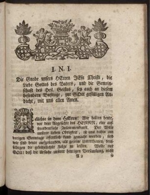 Die Aufmunterung Gottes ...