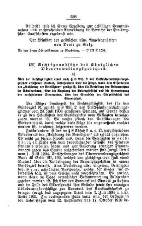 Rechtsgrundsätze des Königlichen Oberverwaltungsgerichtes : [G. Öffentliches Volksschulwesen]