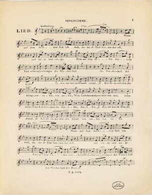 Der Hirt auf dem Felsen : in Musik gesetzt für 1 Singstimme mit Begl. d. Pianoforte u. d. Clarinette (oder d. Violoncello) ; 129. W. ; [D 965]