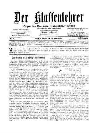 Der Redaktion der "Schulpflege" ins Stammbuch